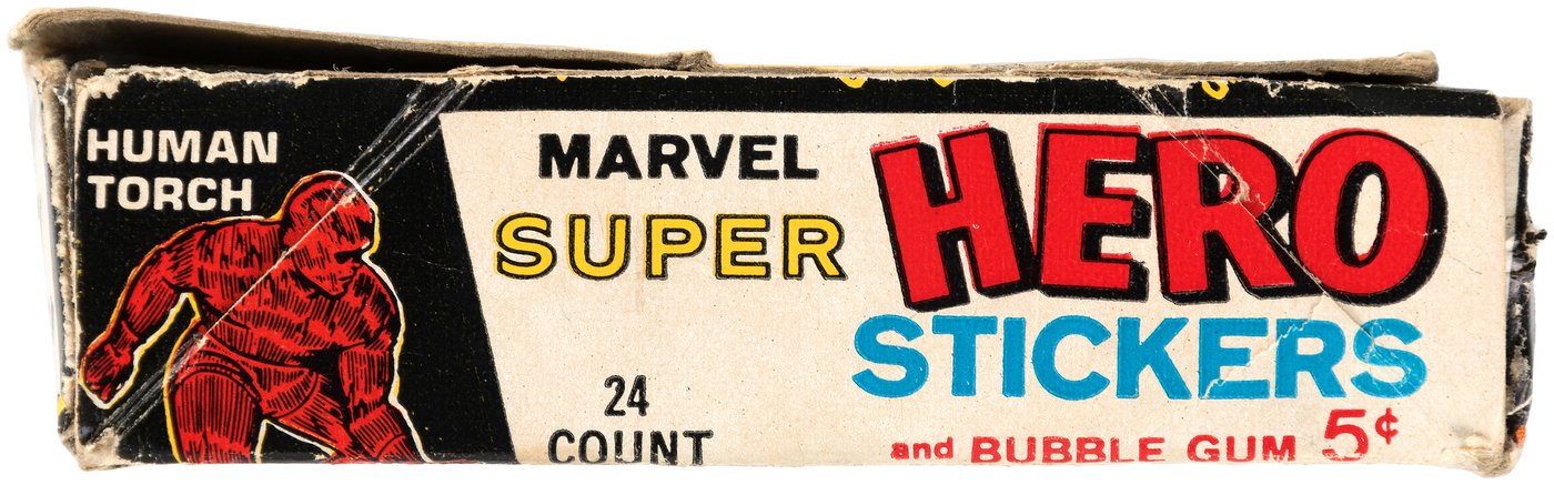 Marvel Comics Super Hero Sticker Card #39 SPIDER-MAN 1967 Philadelphia Gum  PCGC