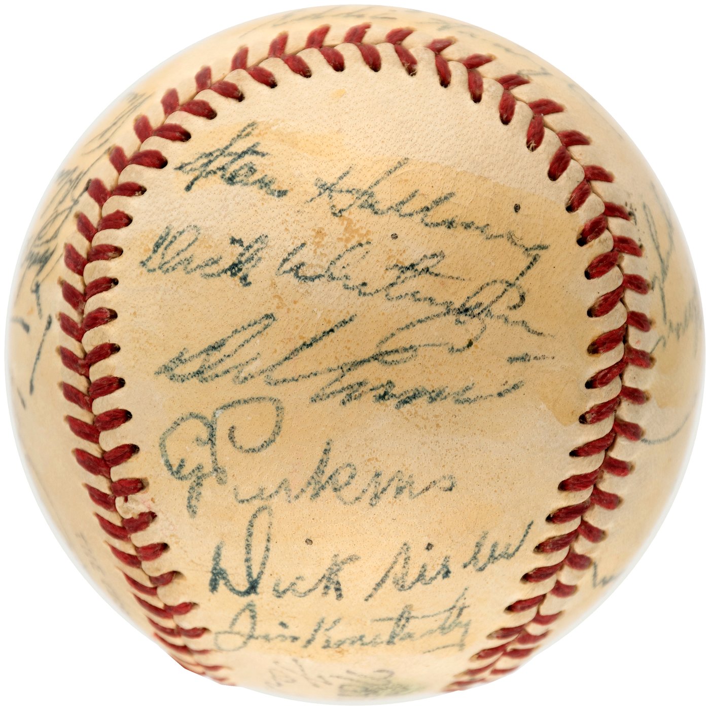 Sold at Auction: 1950 Bill Nicholson Philadelphia Phillies