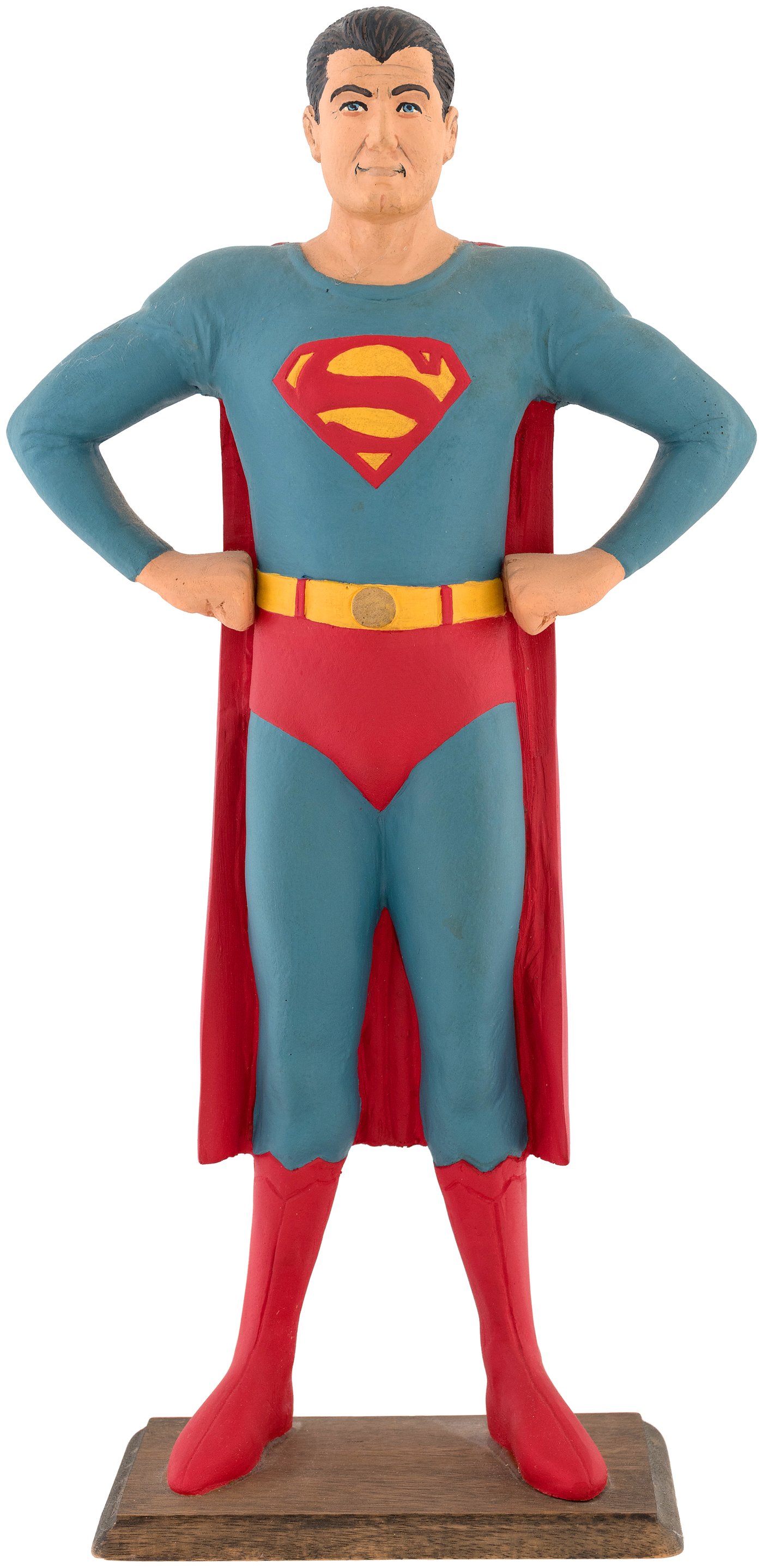 Superman George Reeves Color Figure Tabletop Display Standee 10 1/2" Tall 