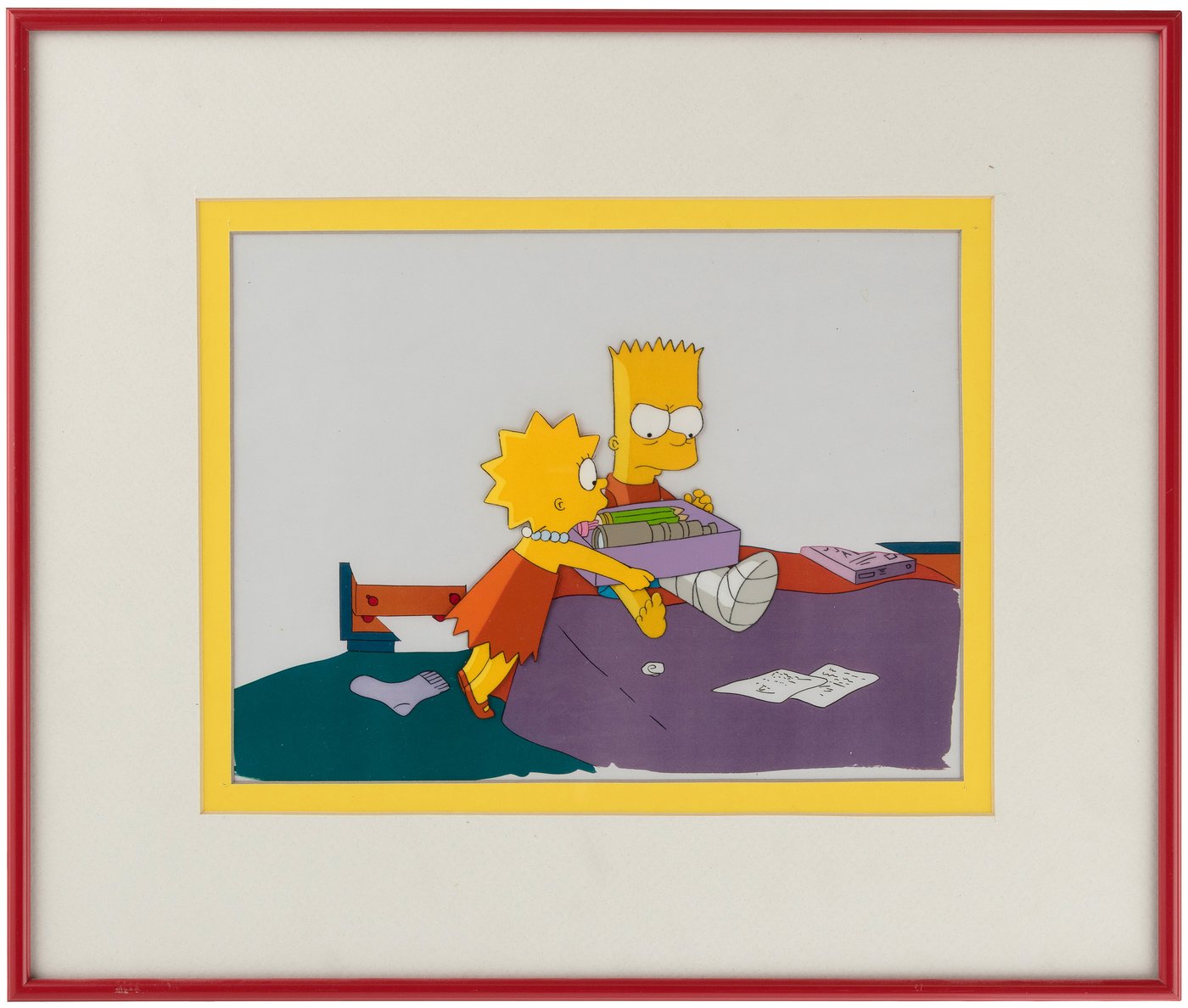Collectables Collectible Animation Art & Merchandise The Simpsons Bart  Simpson Close-Up Original Production Drawing Animation Art UF 