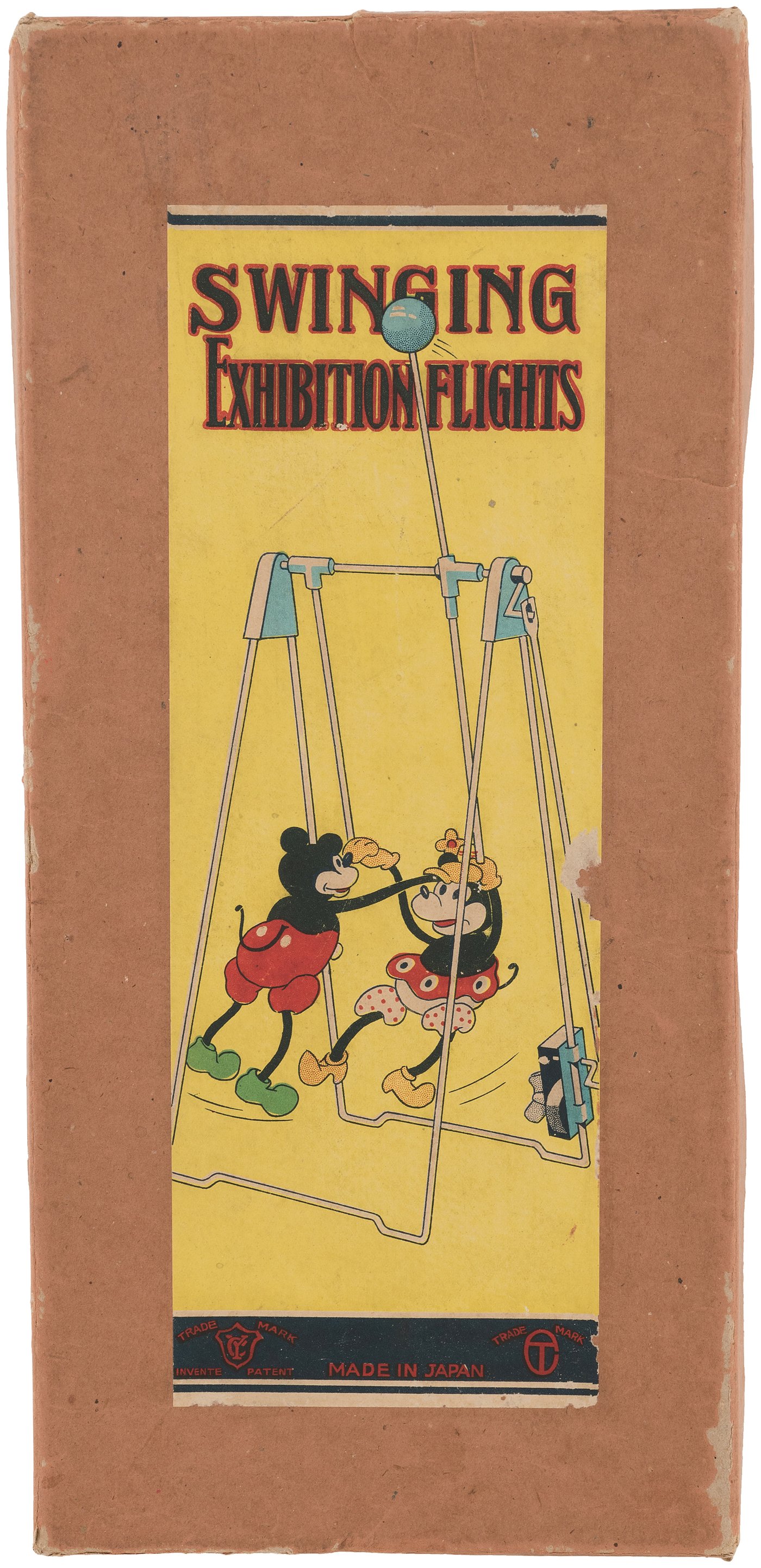 豊富な新品戦前 MICKY & MINNE AS ACROBATS. ブリキ セルロイド ゼンマイ 1930年代 当時物 箱付 Disney ミッキー ミニー 雑貨 その他