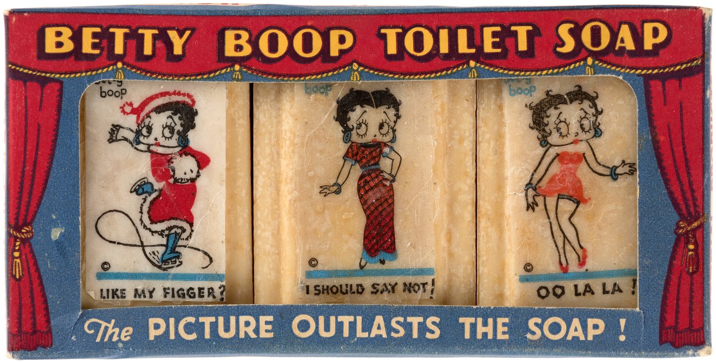 Hake S Betty Boop Toilet Soap Boxed Set Lustrewear Wall Vase