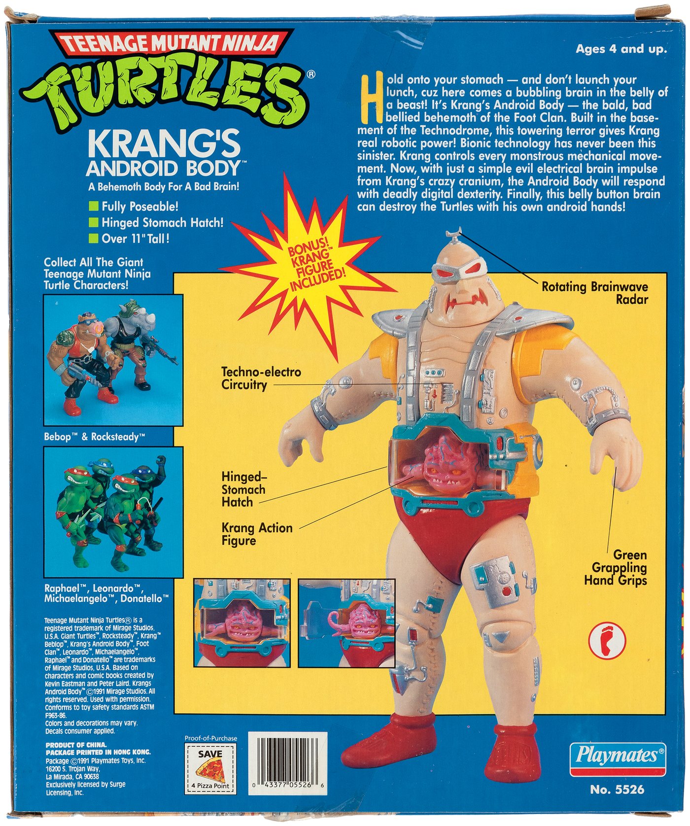 krang's android body action figure