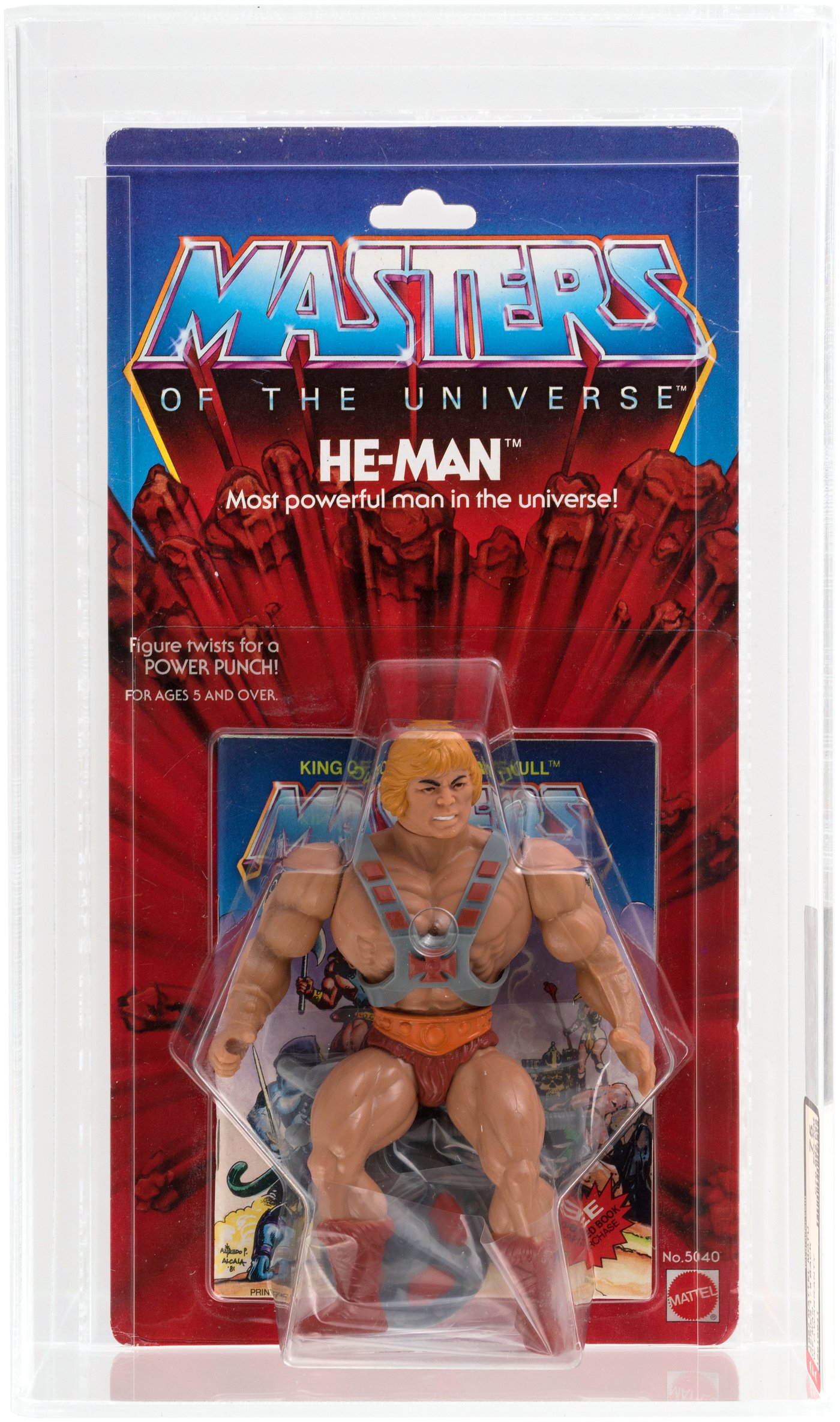 M-213* CELEBRITY-MASTERS OF THE UNIVERSE-HE-MAN--4"X6"- 