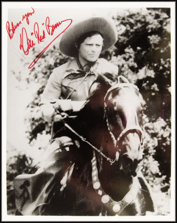 Hake's - RED RYDER STAR DON 'RED' BARRY SIGNED PHOTO/1940 MOVIE SCRIPT.