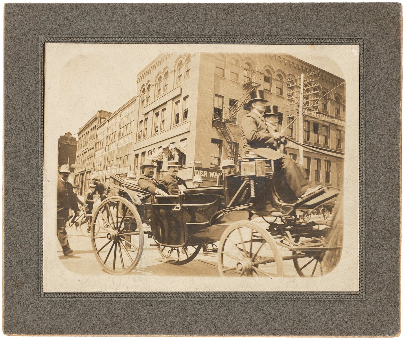 Hake S Cabinet Card Of Teddy Roosevelt In St Paul Minnesota 1900