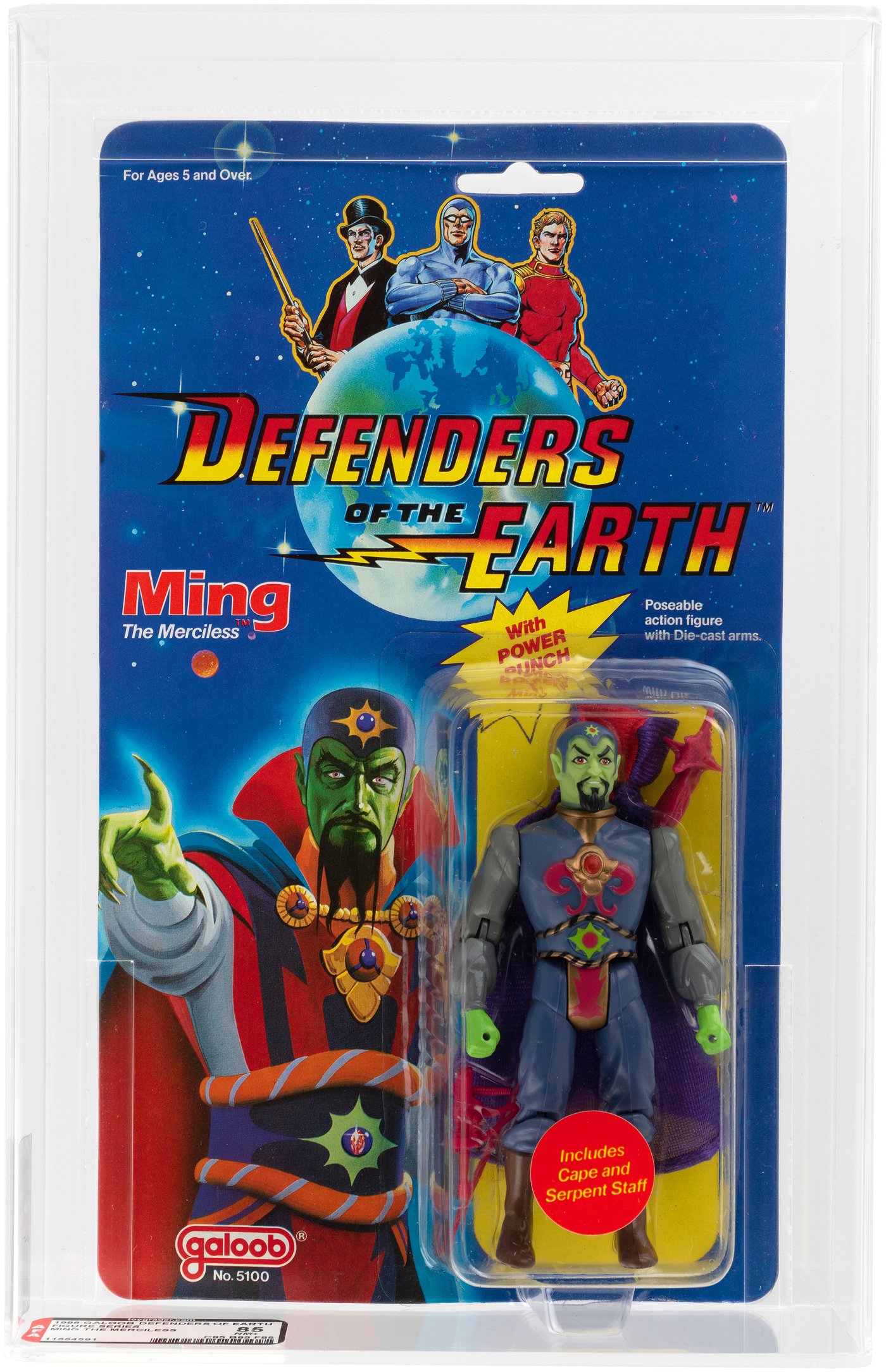 Hake's - DEFENDERS OF THE EARTH ACTION FIGURE TRIO AFA 85 NM+.