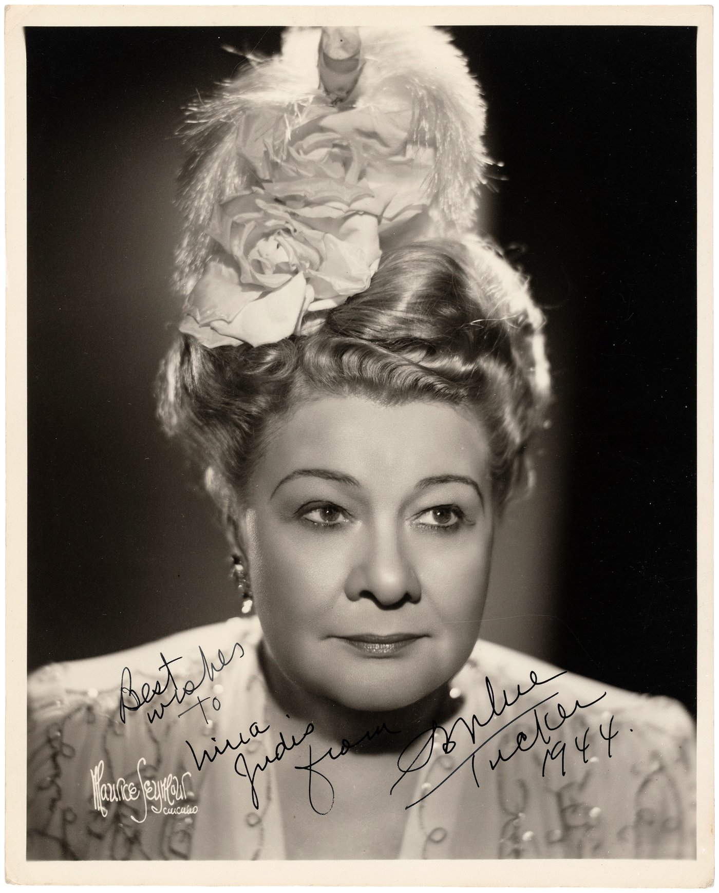 Hake's - SOPHIE TUCKER SIGNED PHOTO.