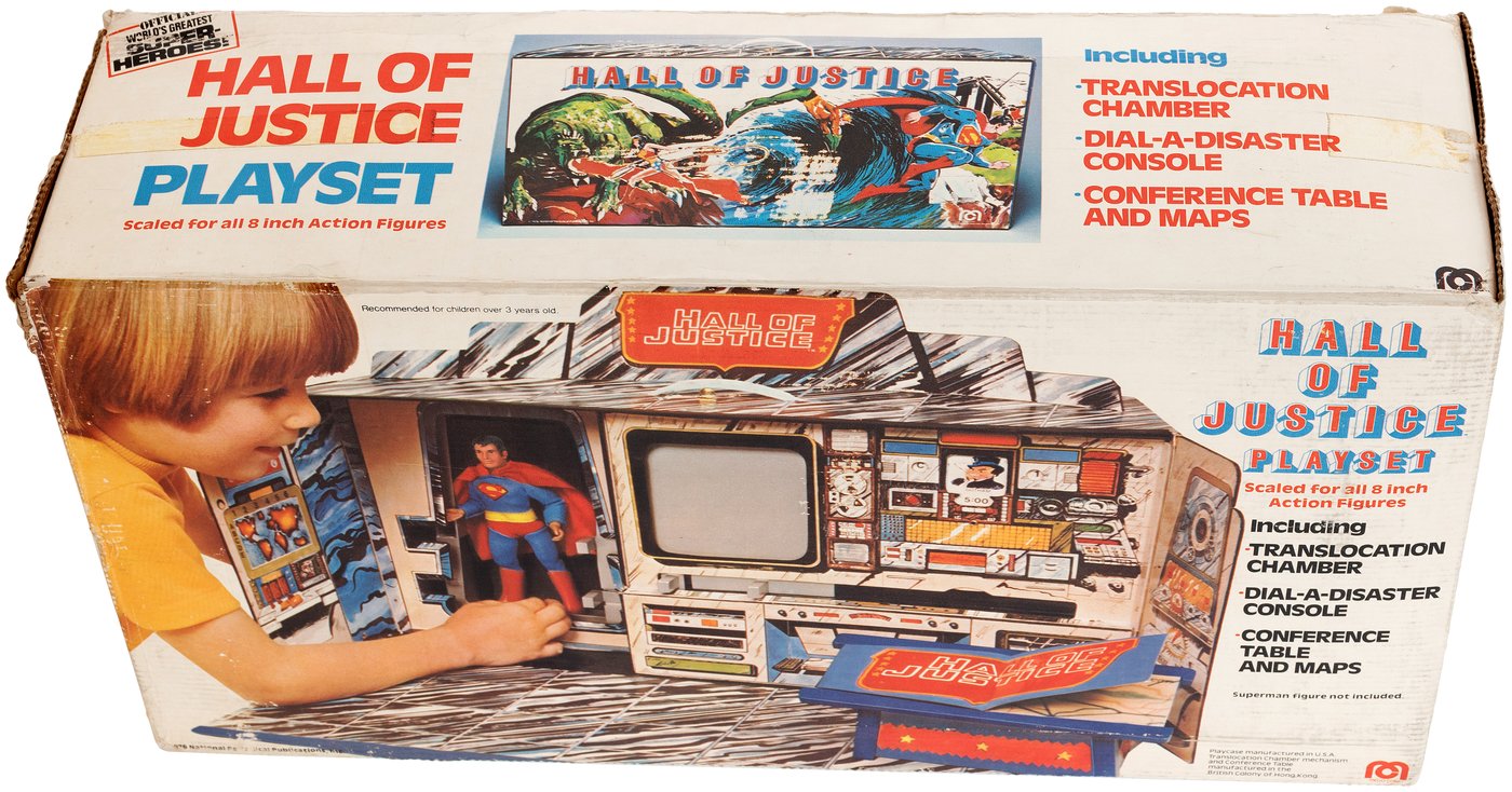 mego hall of justice playset