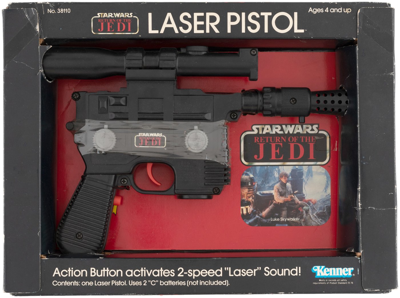 star wars laser pistol fight