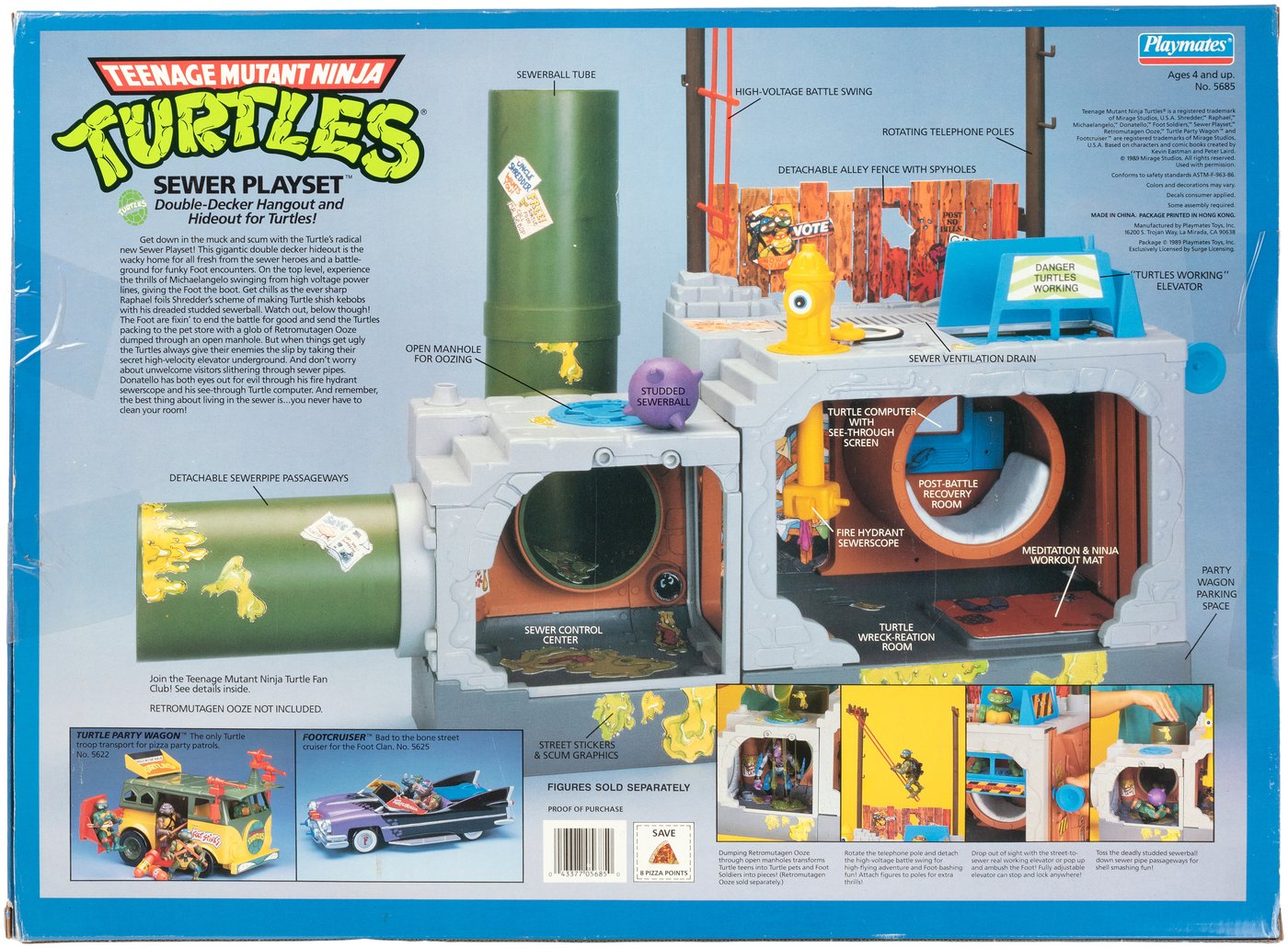 turtles sewer playset