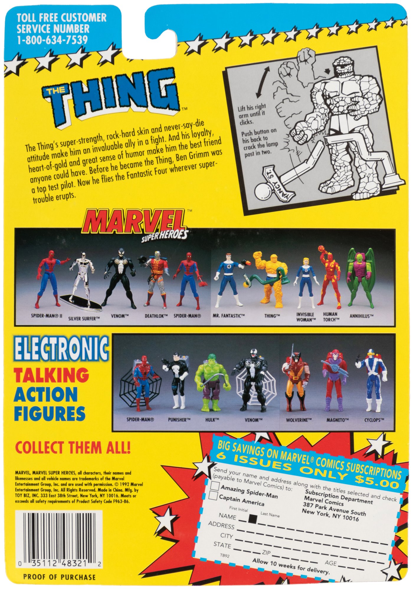 Hake's - TOY BIZ MARVEL SUPERHEROES 1992 CASE OF 24 ACTION FIGURES.