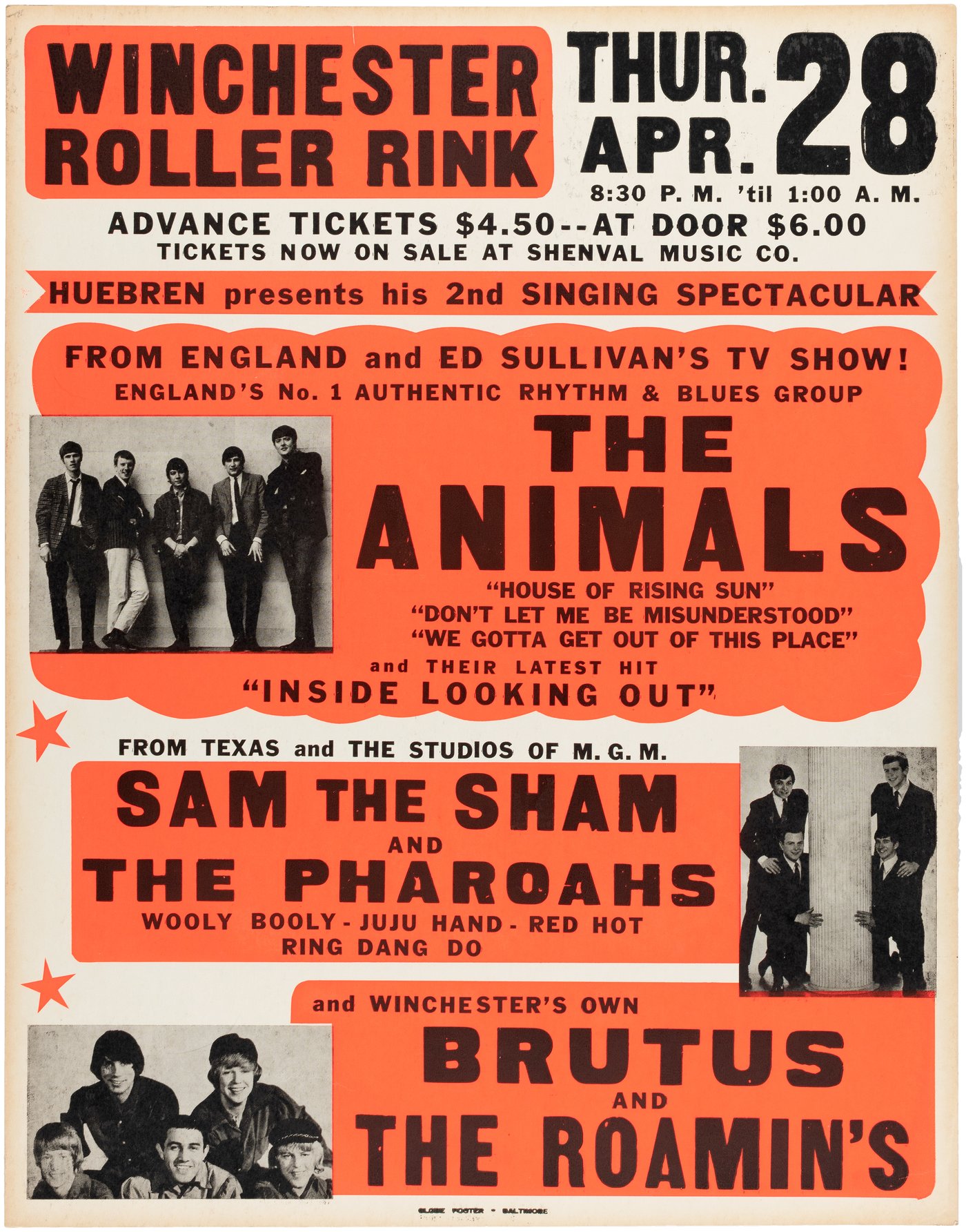 the animals 1966 tour