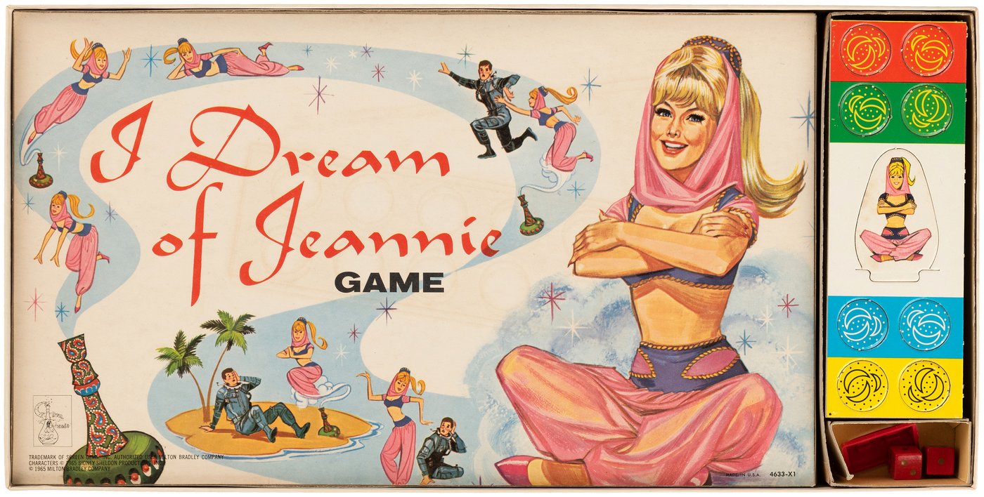 Hake's  "I DREAM OF JEANNIE GAME" IN UNUSED CONDITION.