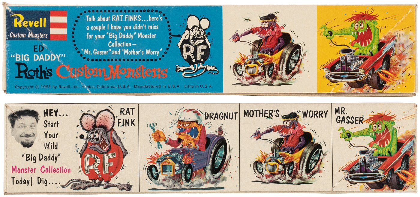 Hake's - ED "BIG DADDY" ROTH "BROTHER RAT FINK" & "DRAG NUT" BOXED