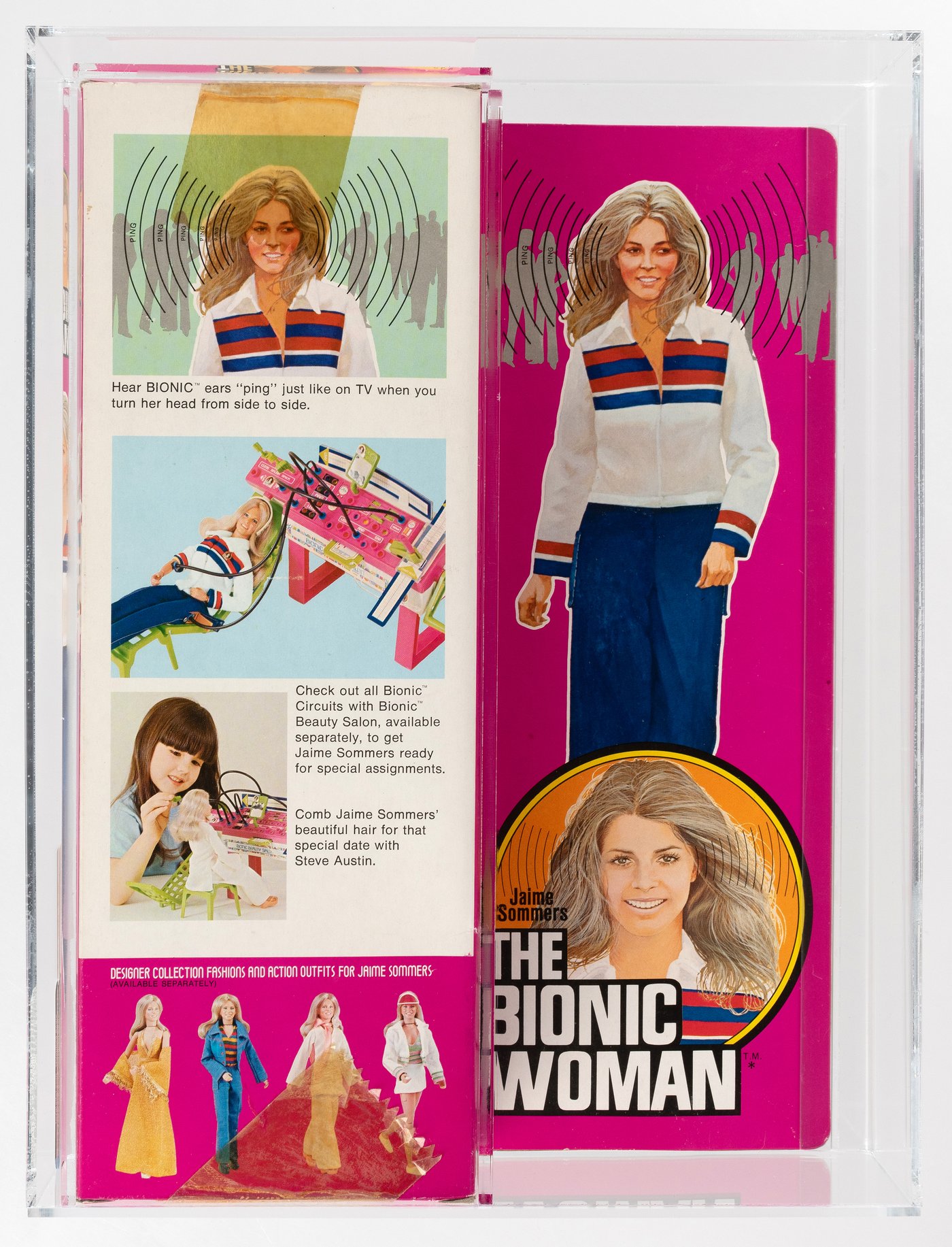 Sold at Auction: BIONIC WOMAN ACTION FIGURE AND BEAUTY SALON