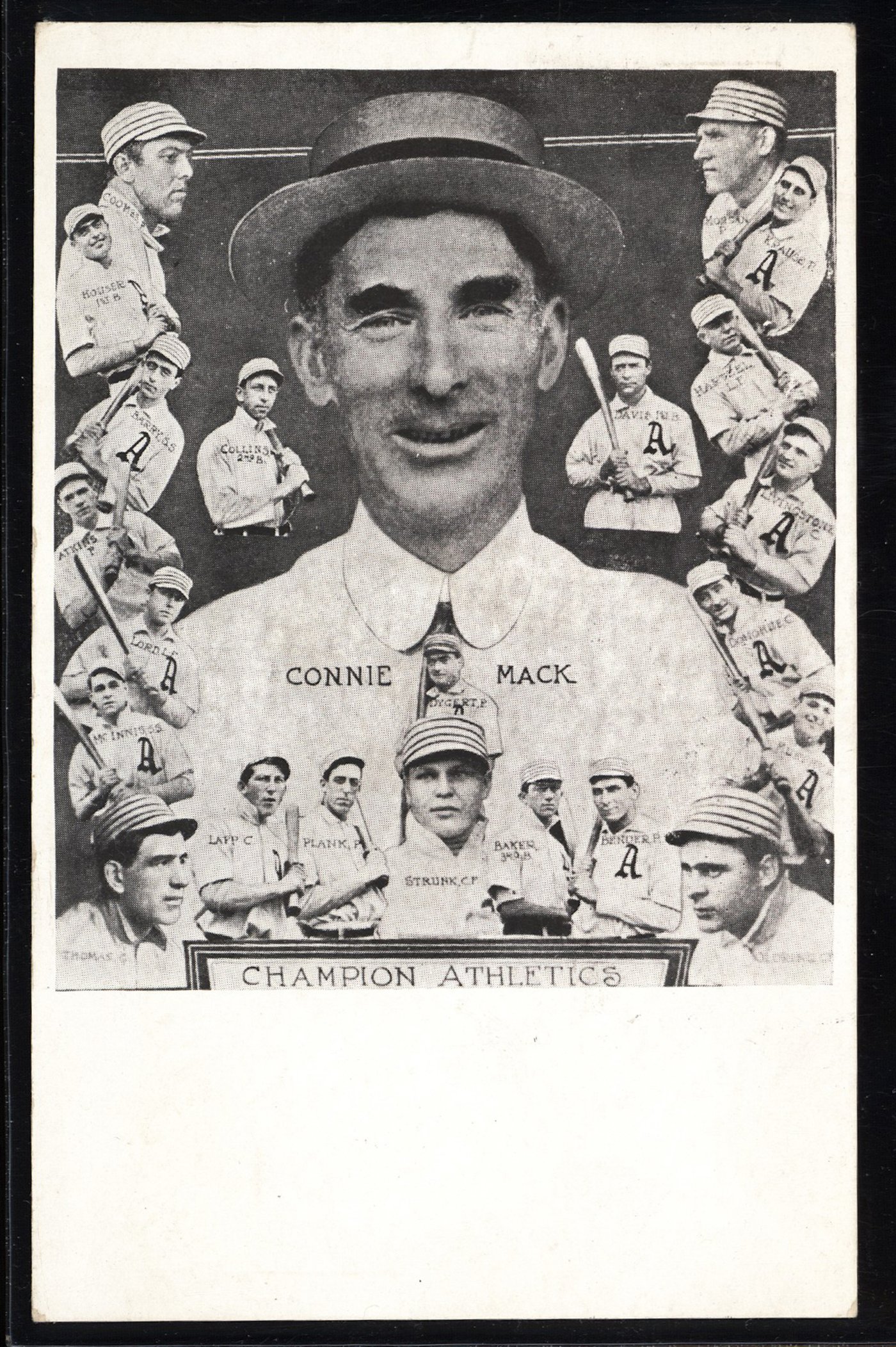  1910 PHILADELPHIA ATHLETICS TEAM PHOTO