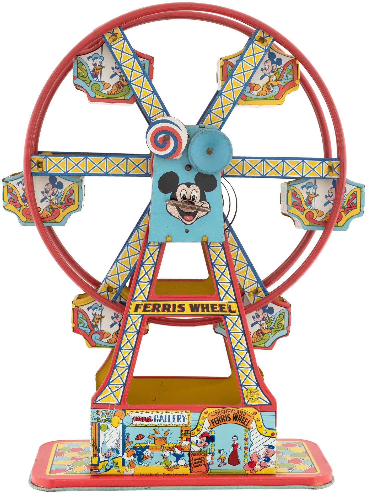 Hakes Disneyland Ferris Wheel Chein Wind Up 9782