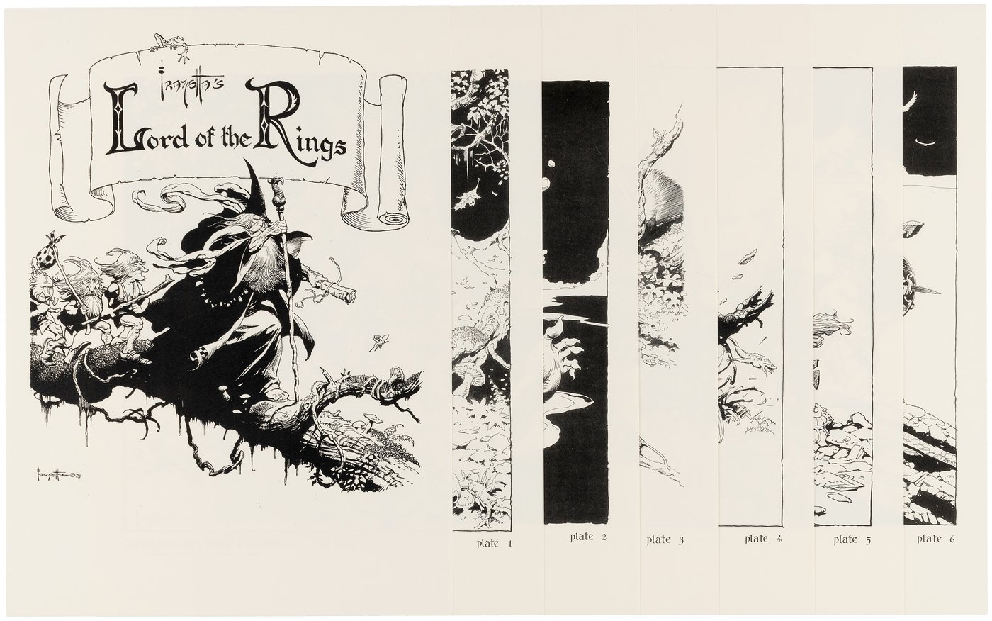 Hakes - FRANK FRAZETTAS LORD OF THE RINGS SIGNED LIMITED EDITION 