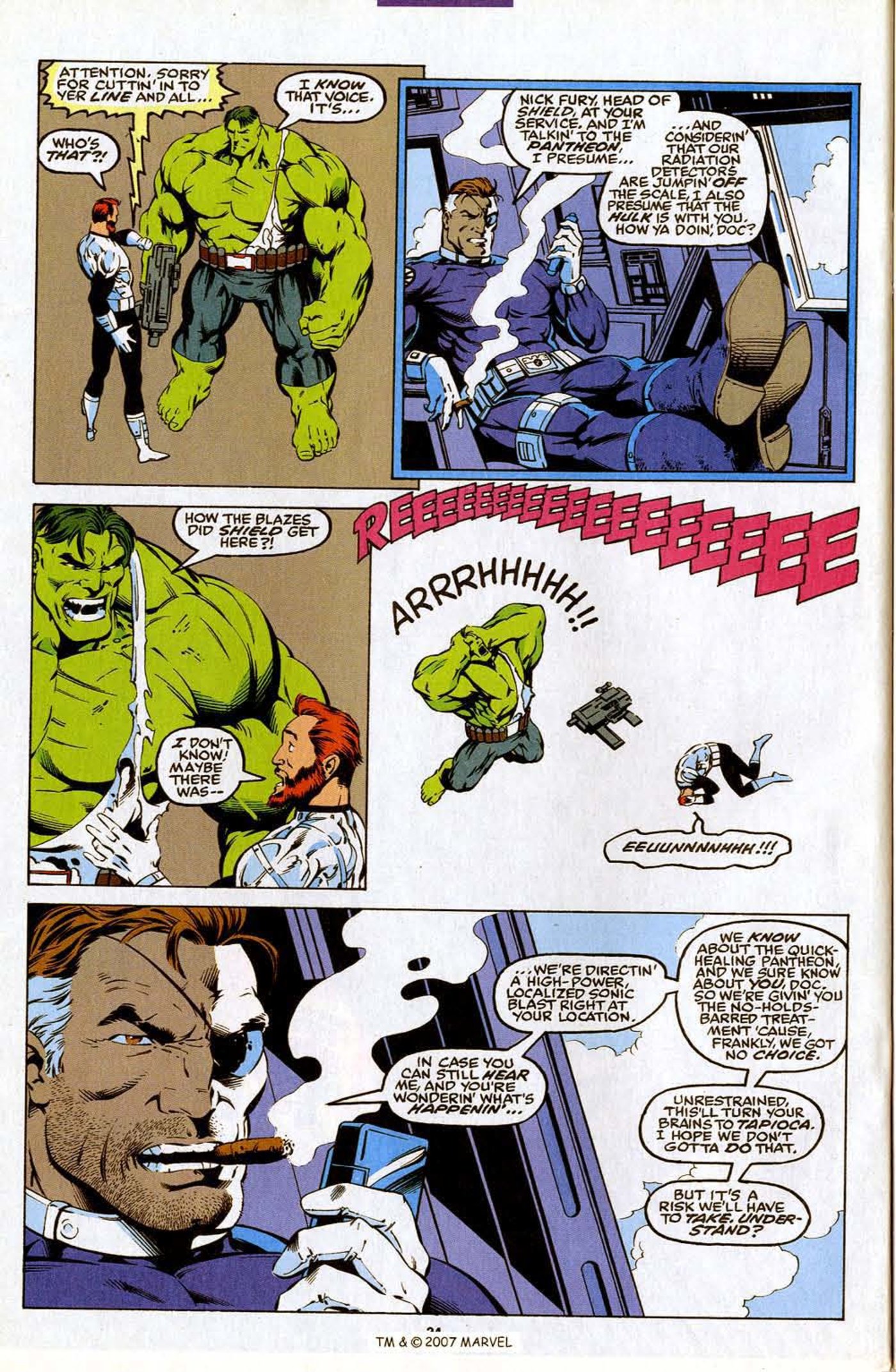 Hake's "INCREDIBLE HULK" VOL. 1 410 COMIC BOOK PAGE ORIGINAL ART BY GARY FRANK.