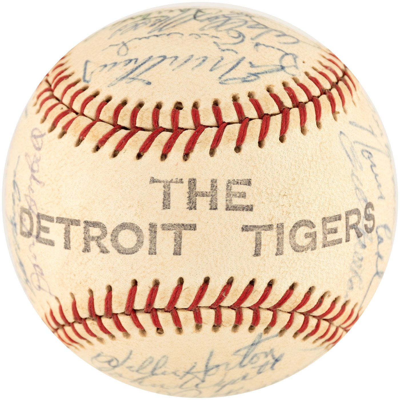 1968 Detroit Tigers Team Signed Baseball