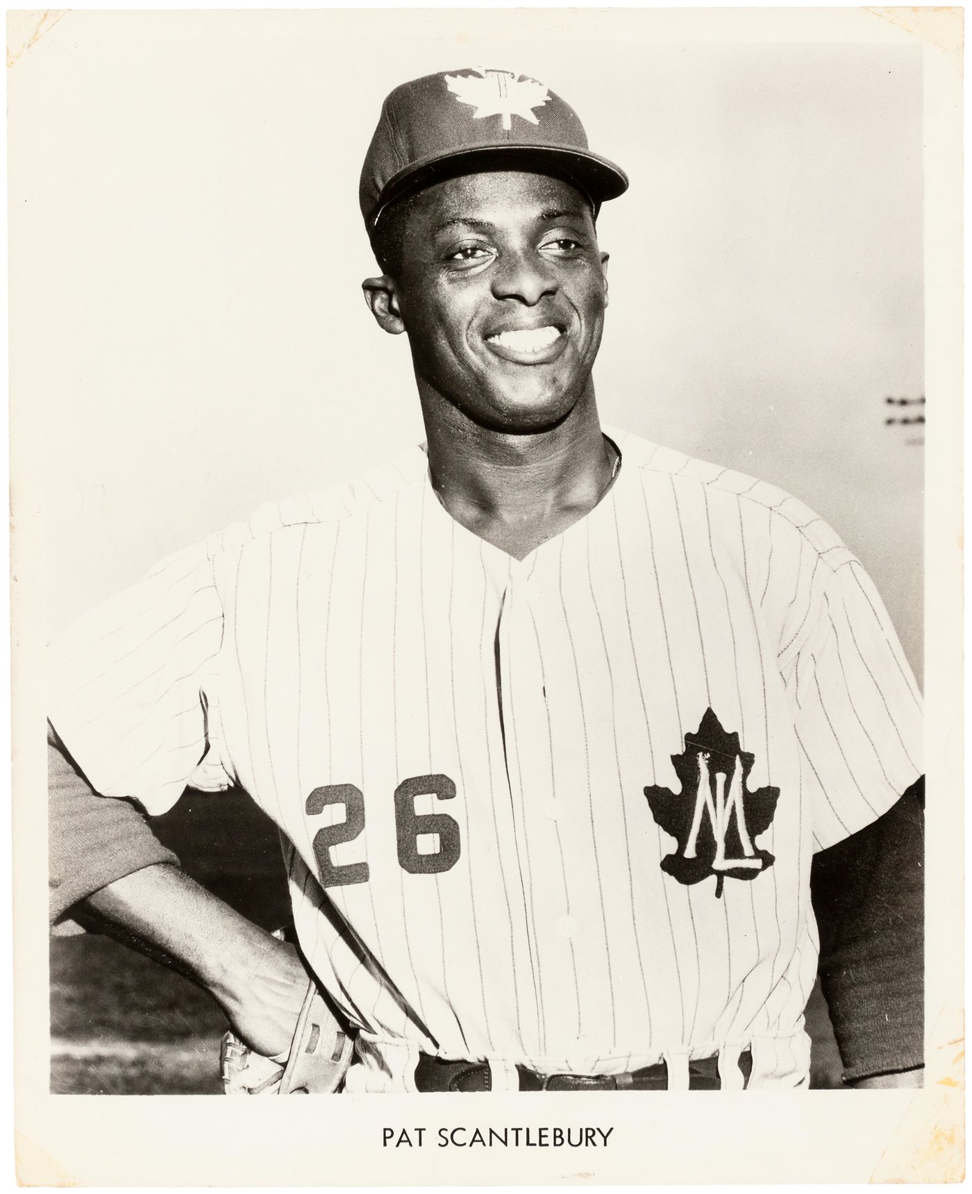 Hake's - C. 1958-61 PAT SCANTLEBURY- TORONTO MAPLE LEAFS PRESS PHOTO.