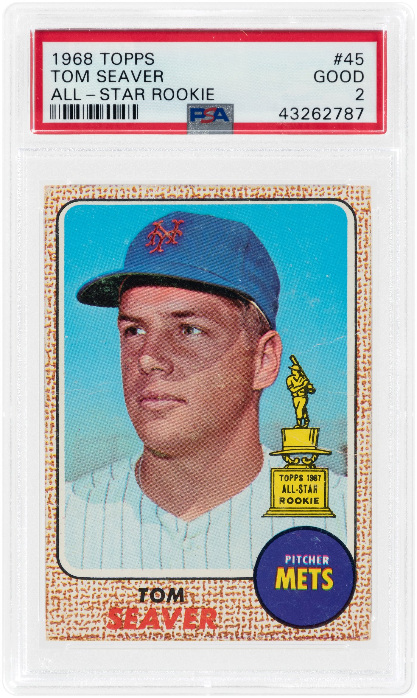 Tom Seaver & The 1967 Rookie Of The Year Award