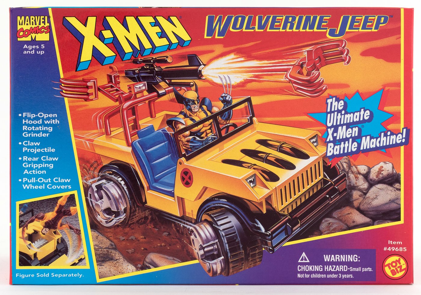 Hake's - TOY BIZ X-MEN WOLVERINE JEEP IN BOX.