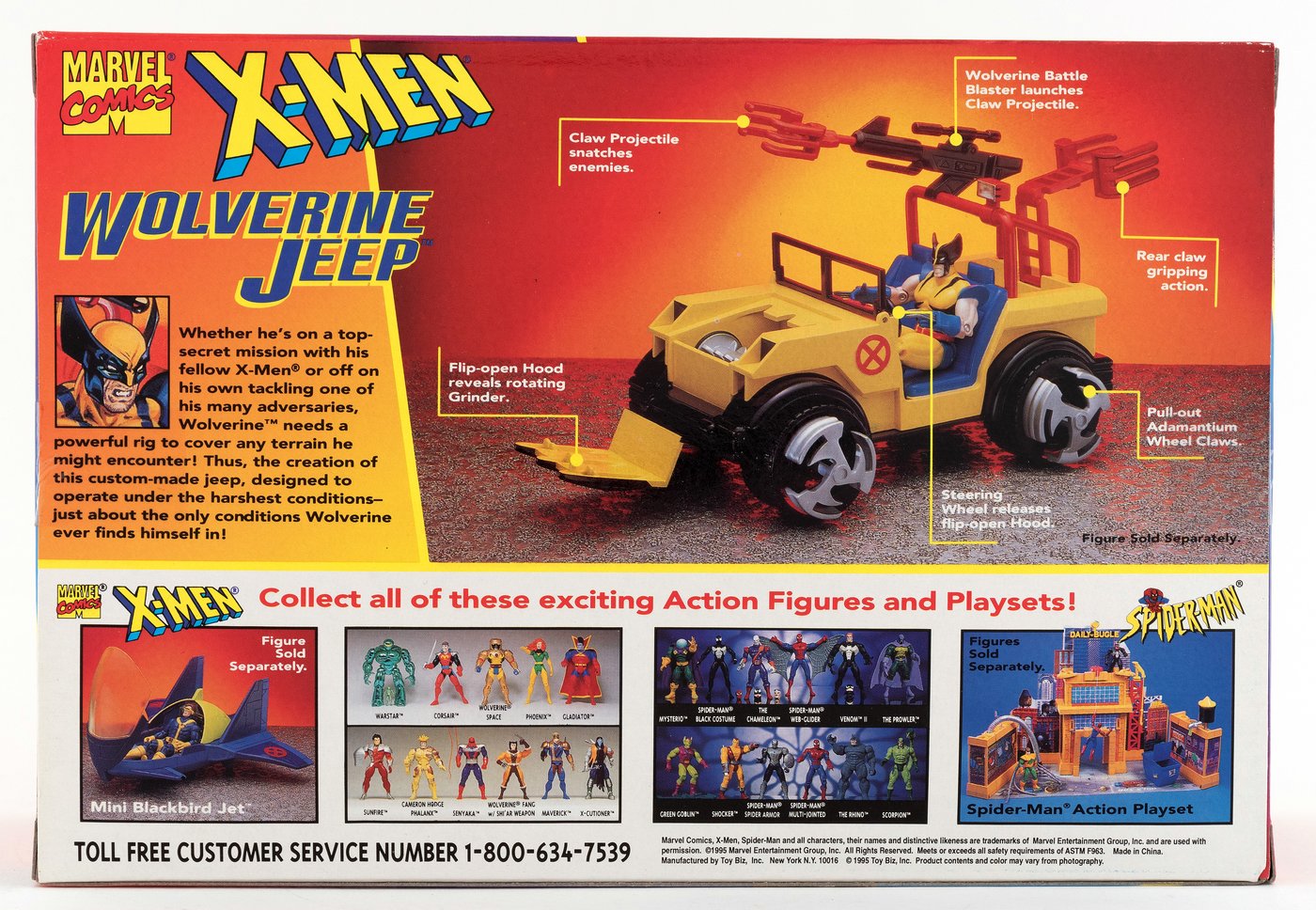 Hake's - TOY BIZ X-MEN WOLVERINE JEEP IN BOX.