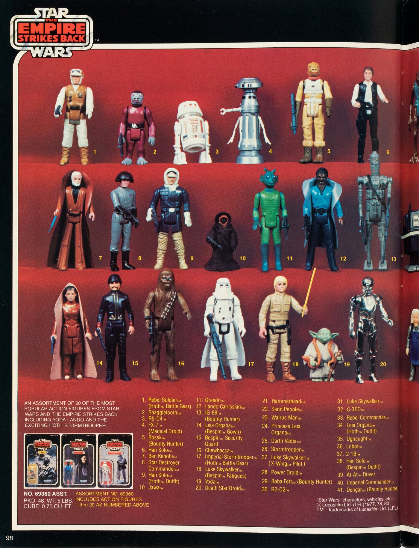 1981 outlet Star Wars Lucasfilm Ltd. 8