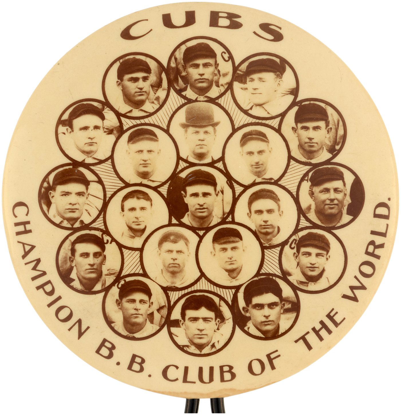 1906 World Series Commemorative Pin - White Sox vs. Cubs