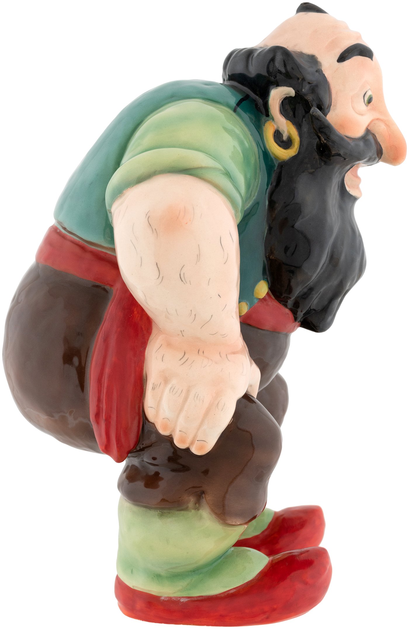 Hake's - PINOCCHIO'S STROMBOLI EXCEPTIONAL CERAMIC FIGURINE BY ZACCAGNINI.