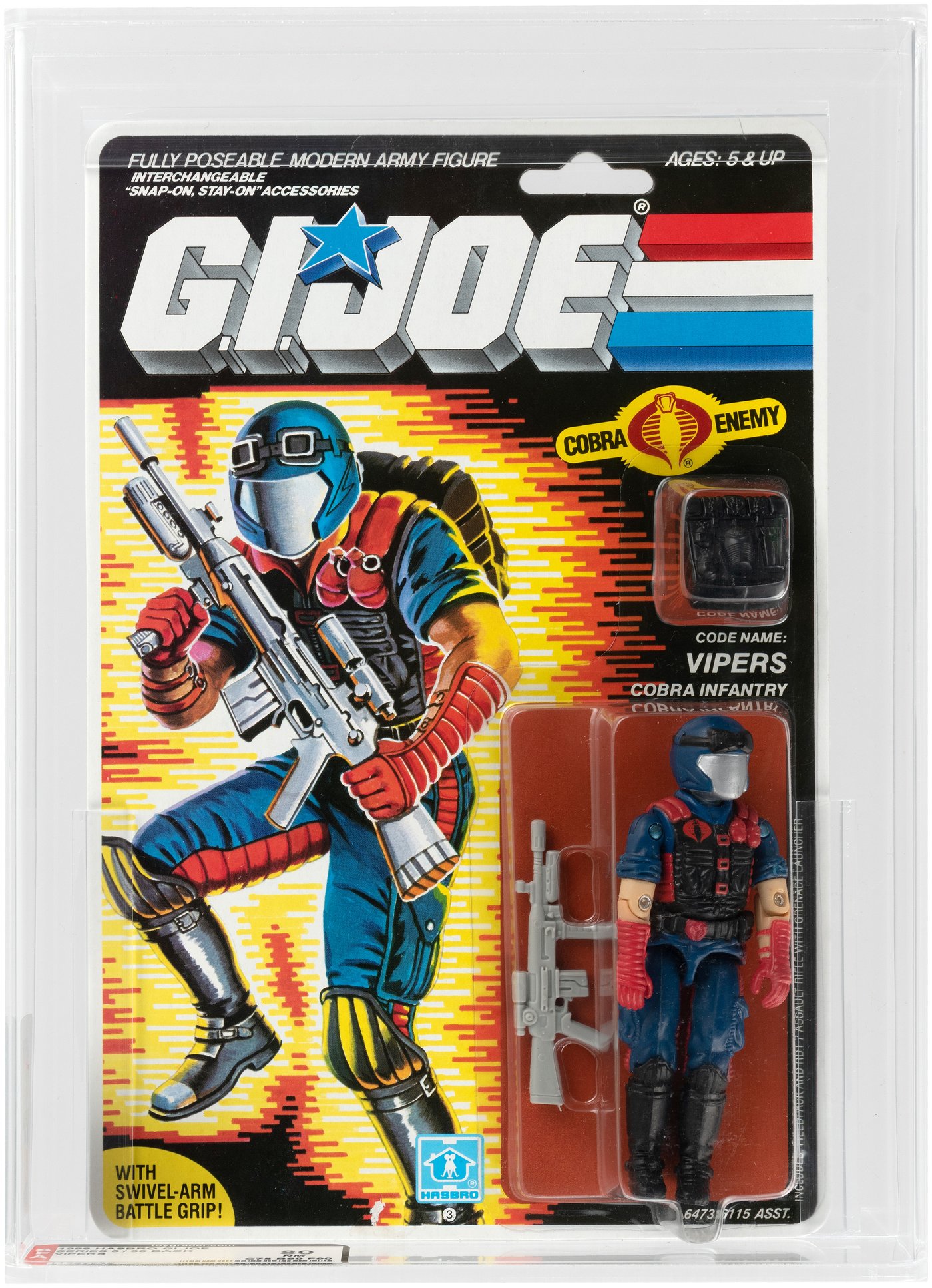 Hake's - G.i. Joe: A Real American Hero - Cobra Vipers Series 5 36 Back 