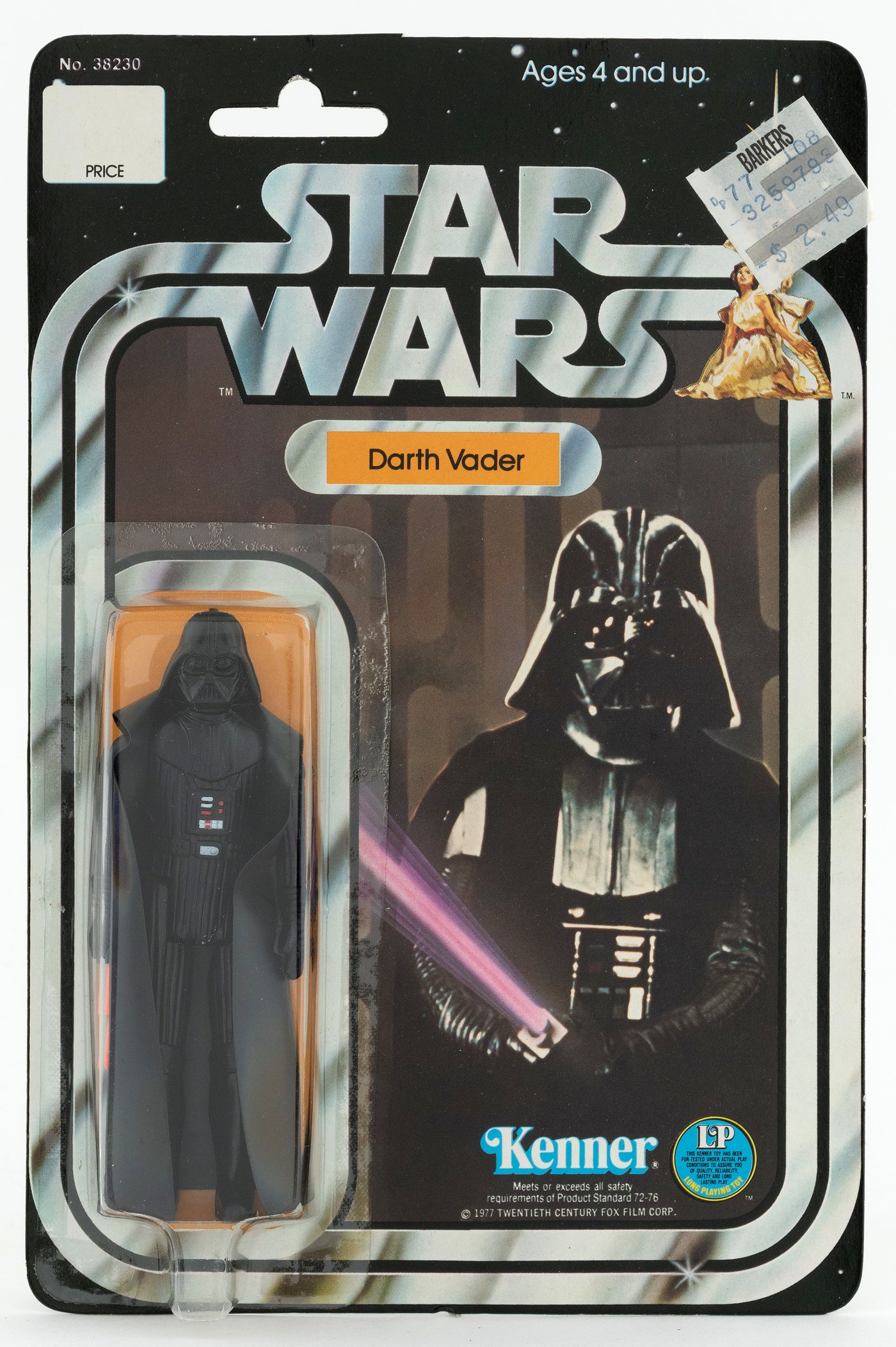 Hake's - "STAR WARS: THE EMPIRE STRIKES BACK" DARTH VADER 12 BACK-B CARD.