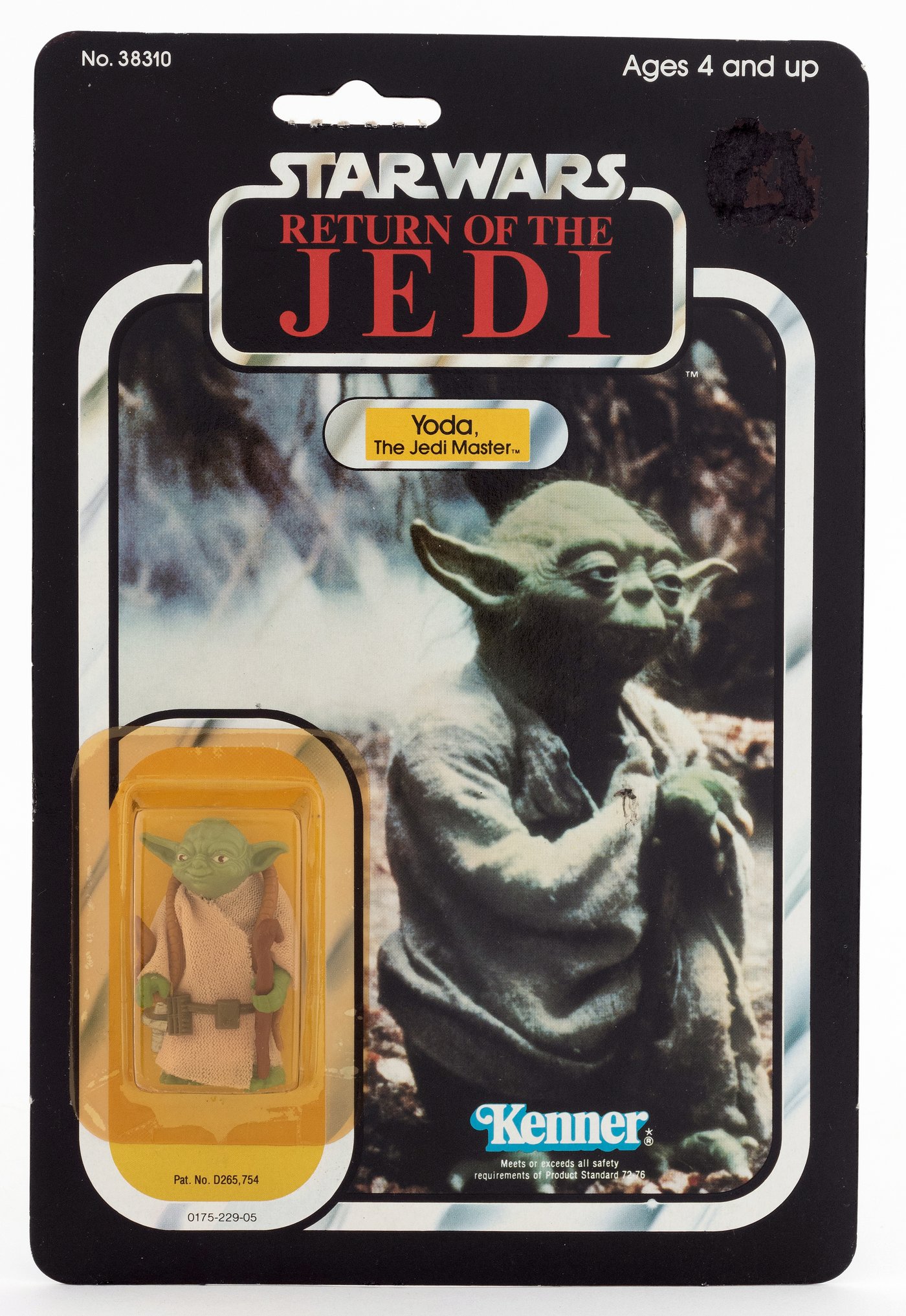 Hake's - STAR WARS: RETURN OF THE JEDI - YODA (BROWN SNAKE) 77 BACK-A ...