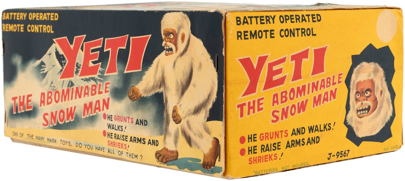 Hake S Marx Yeti The Abominable Snow Man Boxed Battery Operated Remote Control Toy