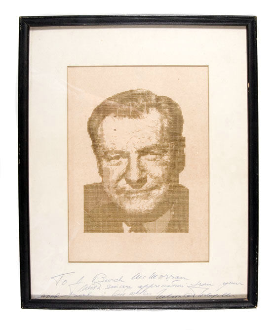 Hake's - NELSON ROCKEFELLER AUTOGRAPH WITH 1960s COMPUTER-GENERATED ...