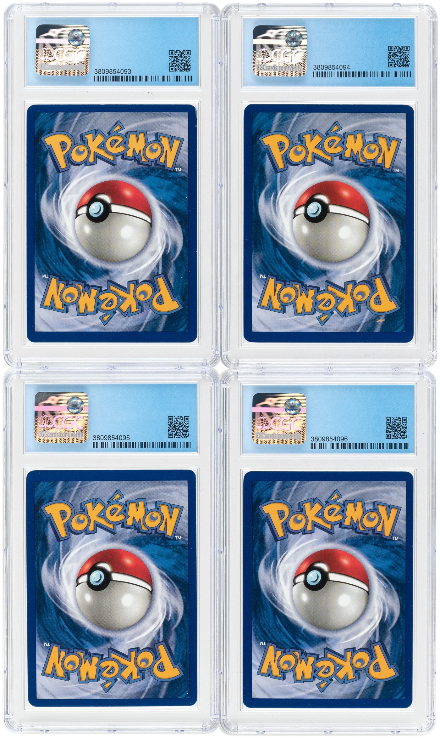 Hake's - 1999 POKÉMON FOSSIL SET 1ST EDITION SET OF 62 CGC-GRADED CARDS.