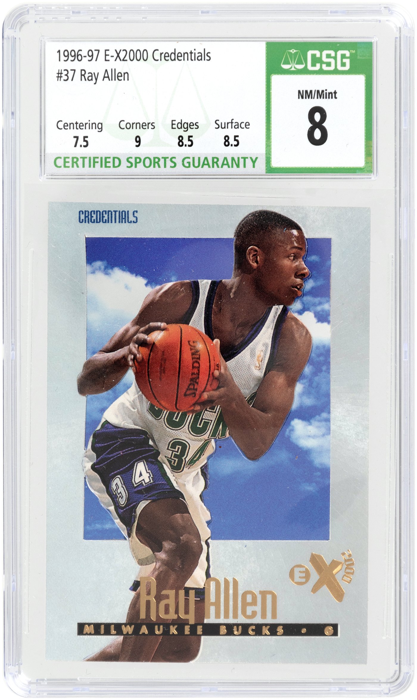 Ray deals Allen 1996/1997 Topps Finest Rookie Card!