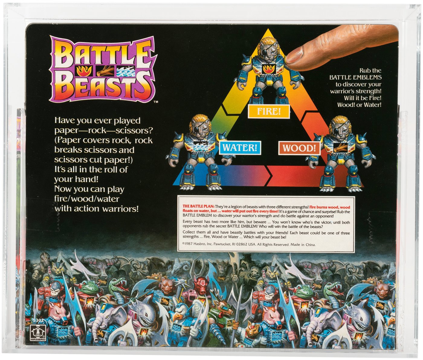 Hake's - BATTLE BEASTS SERIES 3 8-PACK AFA 85 NM+.