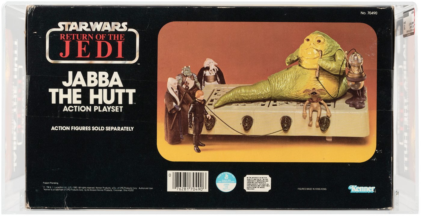 Hake's - STAR WARS: RETURN OF THE JEDI - JABBA THE HUTT ACTION PLAYSET ...