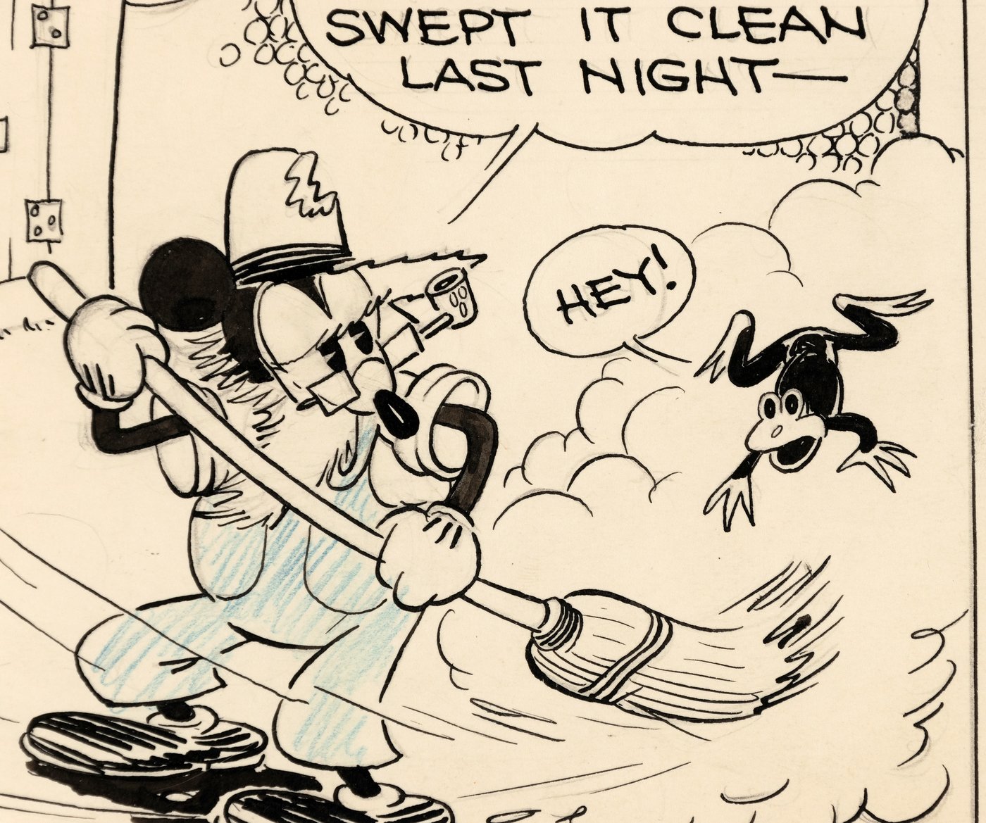 Hake S Early And Historic Mickey Mouse 1930 Daily Strip Original Art By Floyd Gottfredson