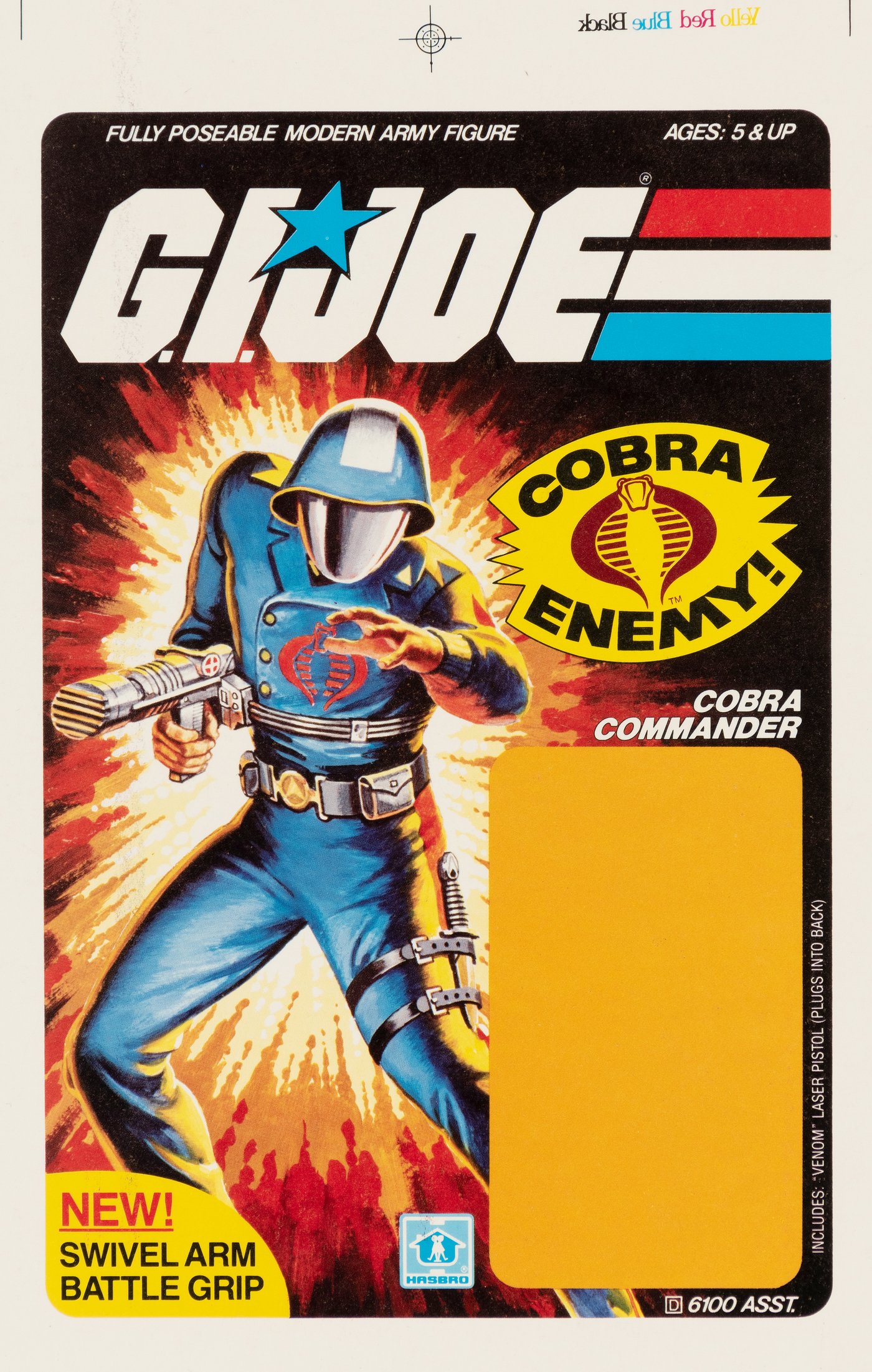 Hake's - G.I. JOE SERIES 1.5/2 DOUBLE-SIDED FRONT AND BACK UNCUT PROOF ...