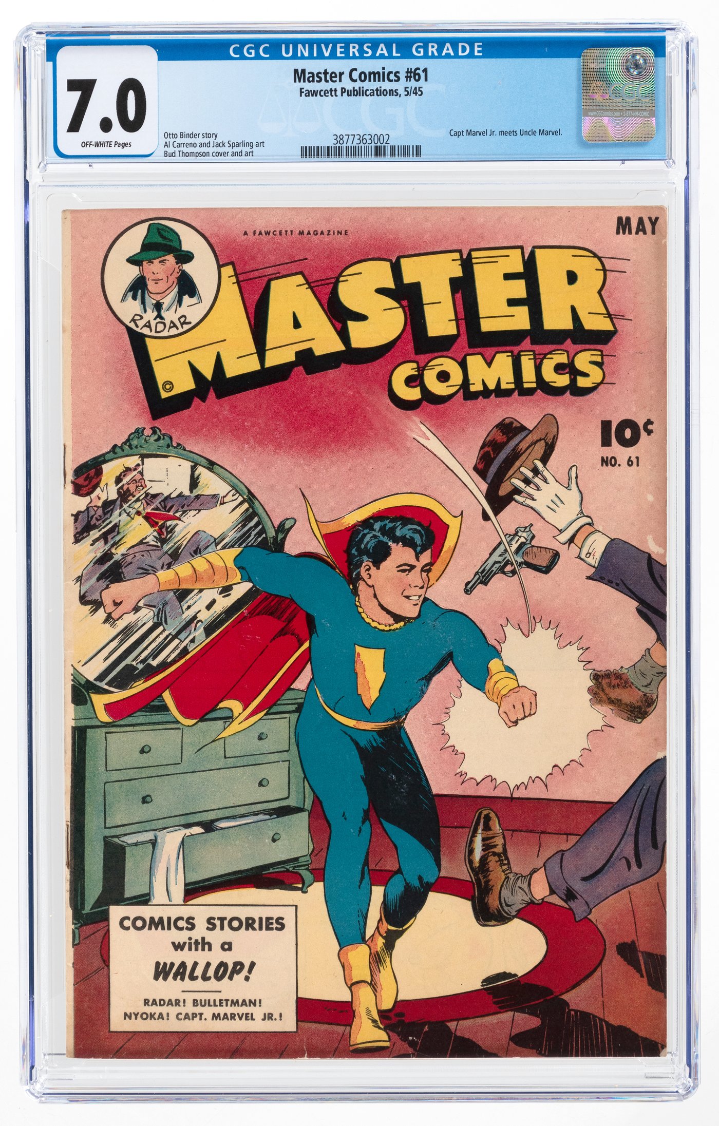 Hake S Master Comics 61 May 1945 Cgc 7 0 Fine Vf