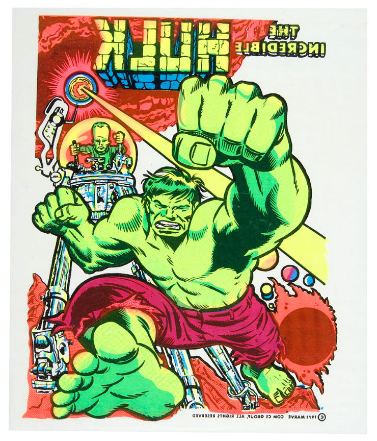 Hake's - “THE AMAZING SPIDER-MAN/THE INCREDIBLE HULK” IRON ON TRANSFERS ...