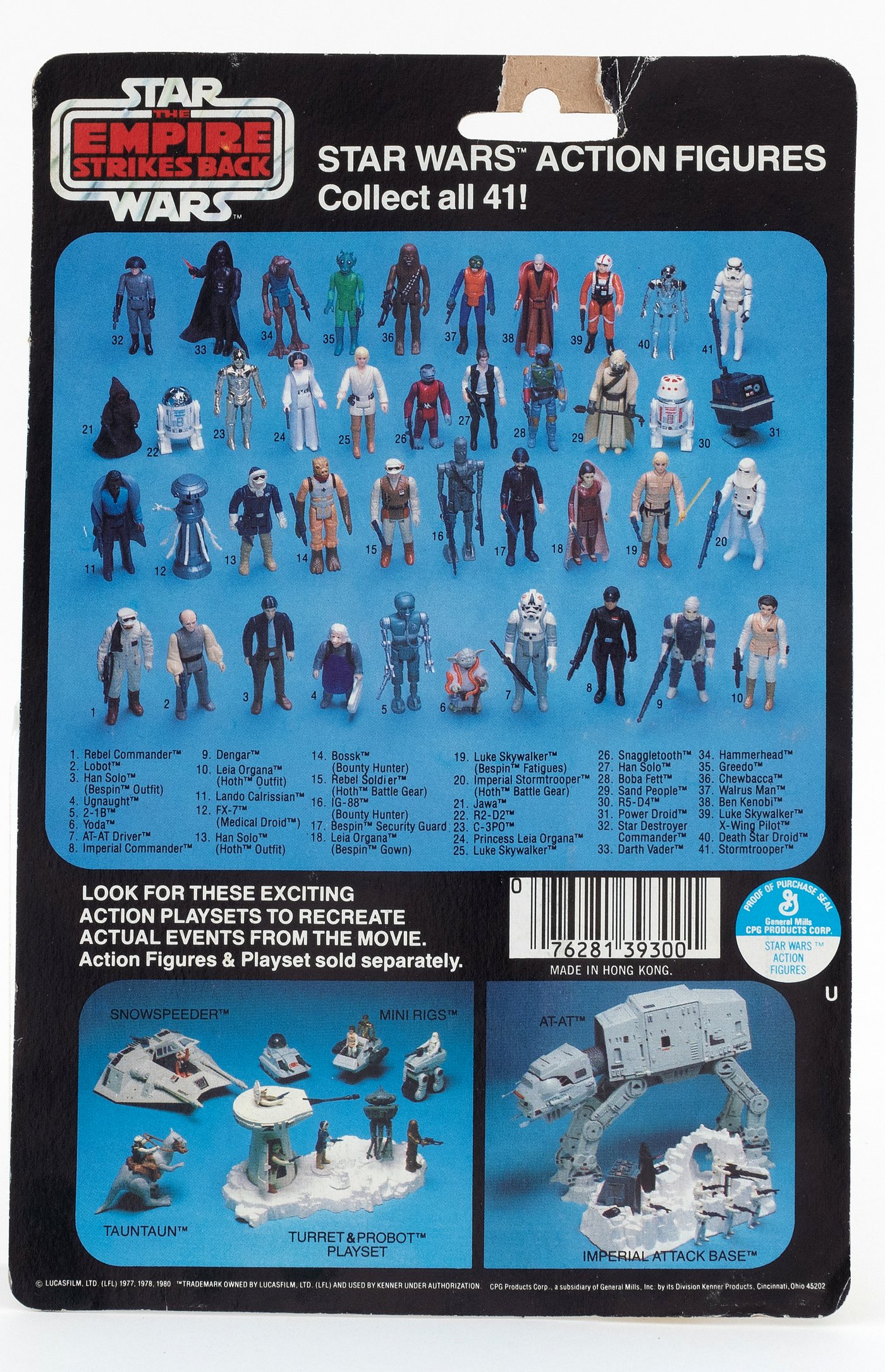 Hake's - STAR WARS: THE EMPIRE STRIKES BACK - JAWA 41 BACK-E CARDED ...