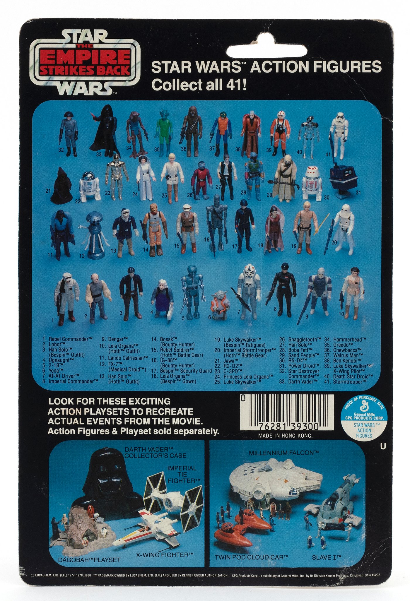 Hake's - STAR WARS: THE EMPIRE STRIKES BACK - STORMTROOPER 41 BACK-D ...