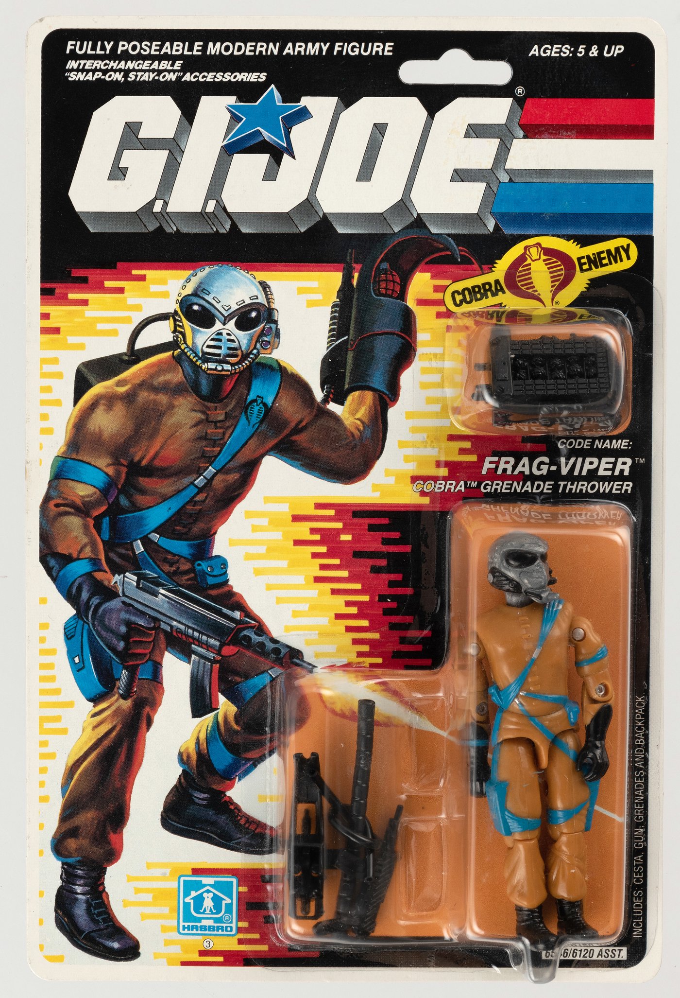 Hake's - G.I. JOE: A REAL AMERICAN HERO - FRAG-VIPER SERIES 8/34 BACK ...