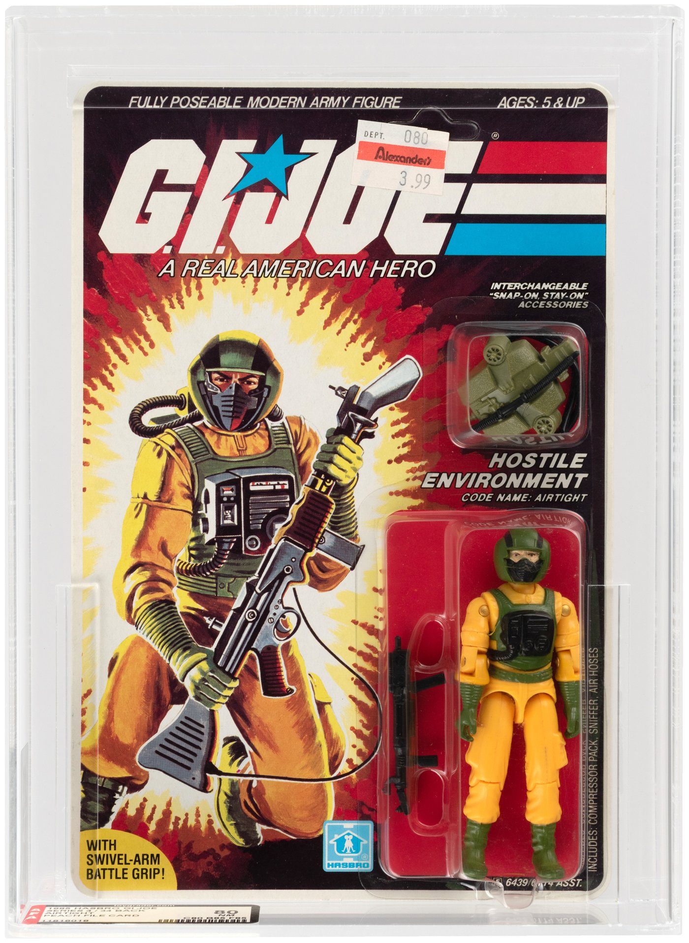 Hake's - G.I. JOE: A REAL AMERICAN HERO - AIRTIGHT SERIES 4/34 BACK AFA ...