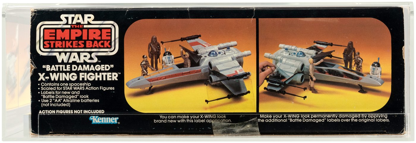 1981 Vintage Kenner Star Wars purchases Battle Damaged X-wing Fighter